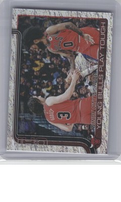 2025-26 Topps #277 Windy City Wonder: Young Bulls Play Tough Sandglitter B5R1C45