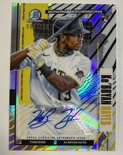 Ke’Bryan Hayes 2021 Bowman Chrome Ascensions Refractor Rookie Auto #d 90/100 SP