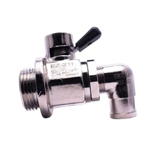 EZ-211(27mm-2.0) EZ Oil Drain Valve with removable L-Shape Hose End(L-002) Co...