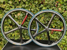 Cult Vintage AEROSPOKE wheel set clincher 28" - eye-catcher 10sp. early Version