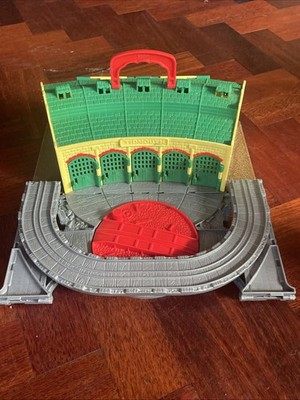 Thomas & seine Freunde Tidmouth Schuppen Spielset. Drehbarer Drehteller. Tragbar. Ex Zustand