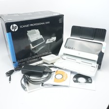 HP Scanjet Pro 3000 S2 Sheetfed Duplex USB Color Document Scanner w/ Adapter