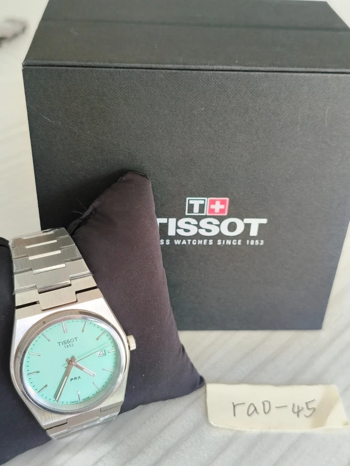 New Tissot PRX 40mm Men's Watch Quartz Watch Light Green Dial T137.410.11.091.01 - Image 2 of 4