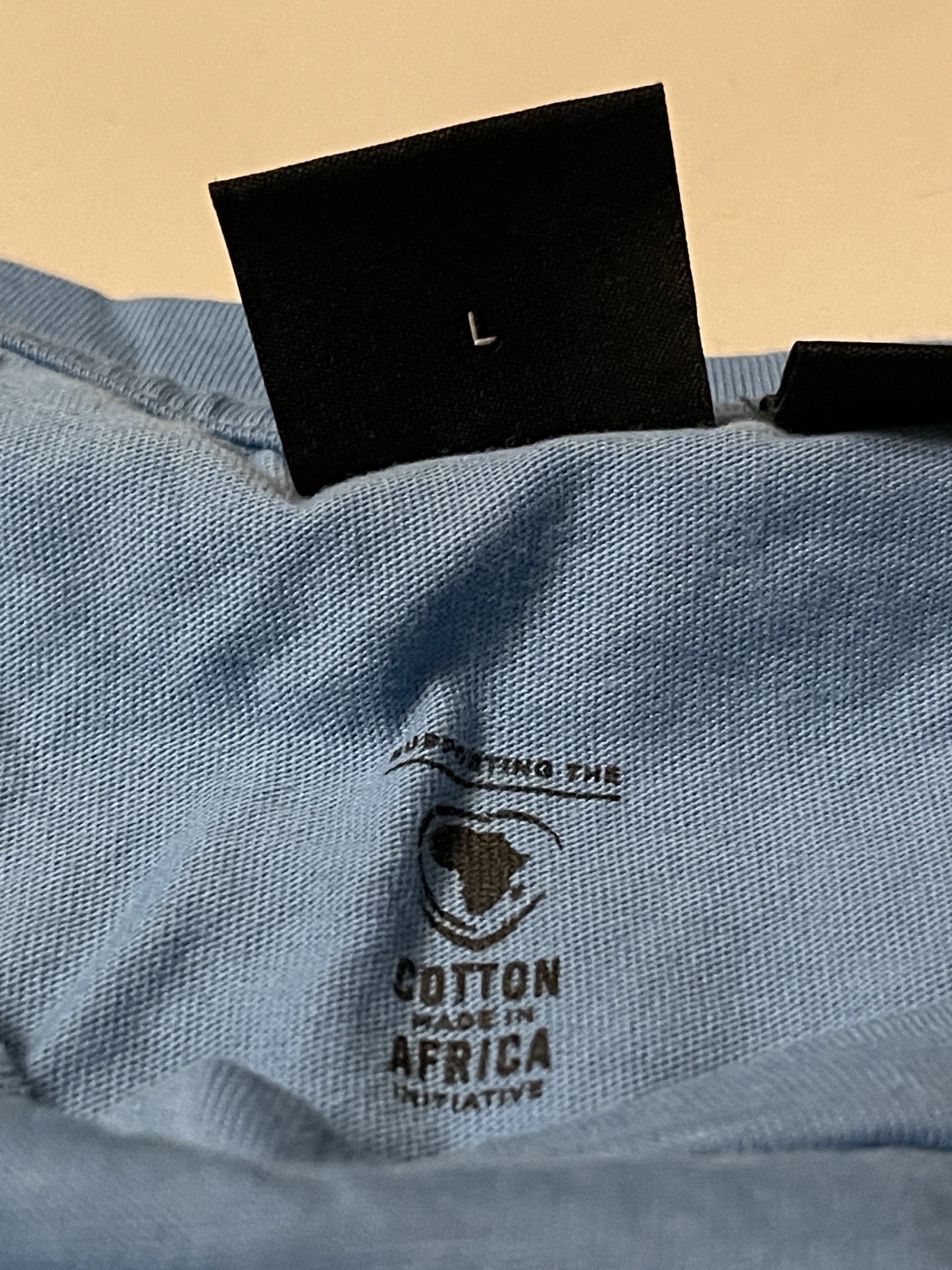 Hugo Boss Men's "Tee 3" Blue Logo Print Short Sleeve T-Shirt US Large