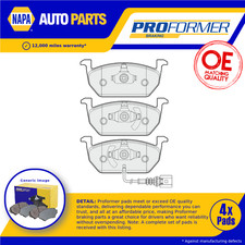 Brake Pads Set fits SKODA OCTAVIA Mk3 1.6D Front 12 to 20 Proformer Quality