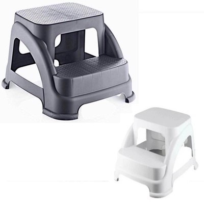 Neu Hobby Merdivo 2 Stufen Hocker strukturierte Oberfläche extra Griff weicher Kunststoff 120kg