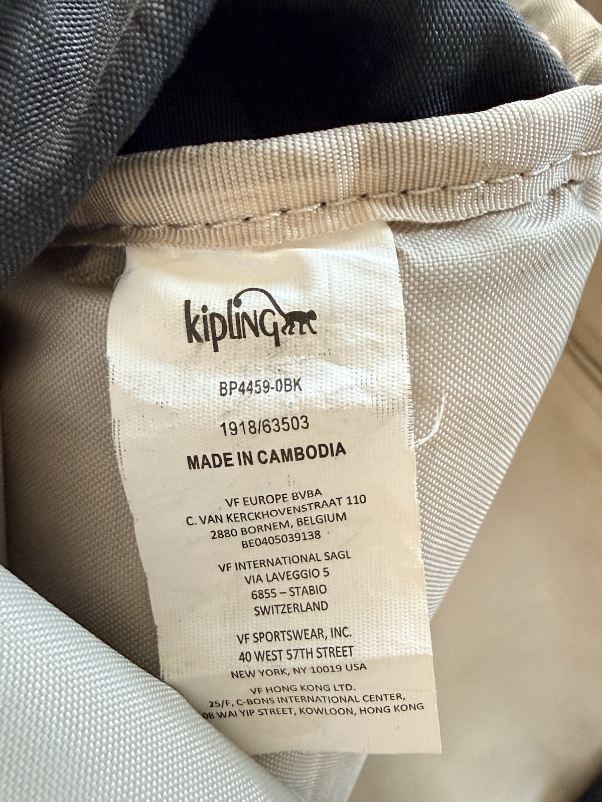 Kipling Black Backpack Medium With Monkey Key Cha… - image 7