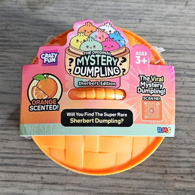 RMS Crazy Fun Mystery Dumpling Sherbert Edition Orange Scented Stress Toy
