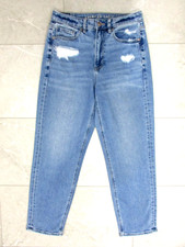 American Eagle Womens Jeans Size 6 Reg Mom Straight Jeans Stretch High Rise