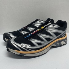 Salomon XT-6 Black Footwear Silver Warm Apricot L47739400 Size 11.5 Trail Hiking