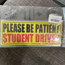 Student Driver Car Magnet 2-Pack Please Be Patient