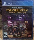Minecraft - Dungeons Ultimate Edition - PlayStation 4 -PS4 - Tear In Plastic