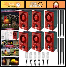 6 Pcs Solar Motion Sensor Alarm - Dog Barking...