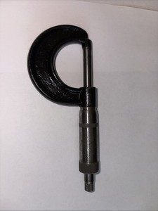 Starrett No 436-1" in Outside Micrometer -used Good Condition W/ Spindle Ratchet