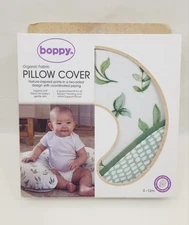Boppy Organic Support Nursing Pillow Cover Fits Original Boppy Green Leaves