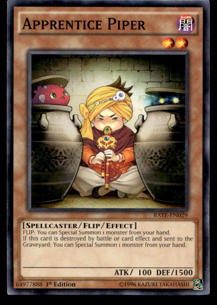 Apprentice Piper Raging Tempest RATE-EN029 MP YuGiOh TCG | Buy 10 Get 10 Free