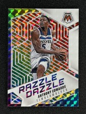 2024-25 Panini Mosaic Anthony Edwards #2 Razzle Dazzle Case Hit SSP Timberwolves