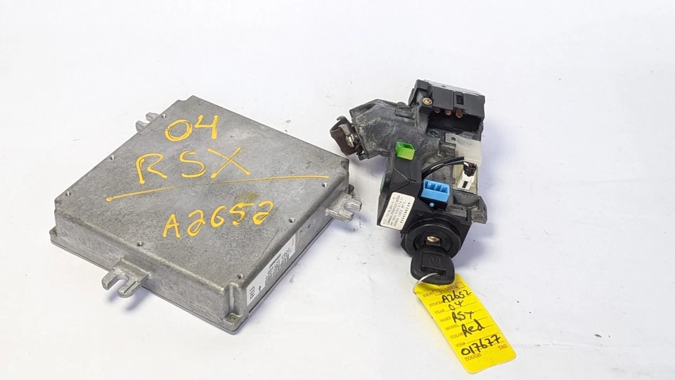 02-04 Juego de llaves y inmovilizador de encendido de computadora Acura RSX A/T ECU 37820-PND-A59 Foto 2 de 4