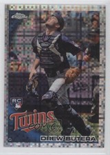 2010 Topps Chrome X-Fractor Drew Butera #202 0b6