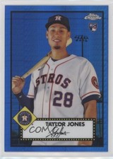 2021 Chrome Platinum Anniversary Mega Box Blue Prism Refractor Taylor Jones fm0