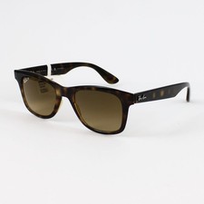 Ray-Ban Unisex Sunglasses RB4640 Square Light Havana  Brown Gradient Polarized