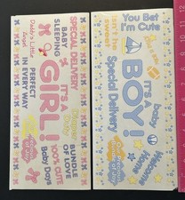 A Cherry On Top BABY BOY & BABY GIRL Stickers WELCOME HOME BUNDLE OF LOVE