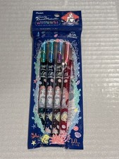 Showa Note Little Mermaid Gel Ink Ballpoint Pen Hybrid Metallic 4color Set
