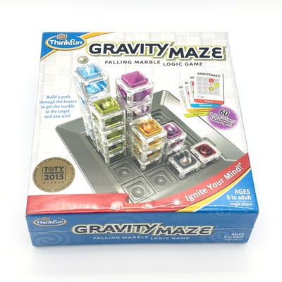 ThinkFun Gravity Maze Falling Marble Logic Game Sealed TOTY 2015