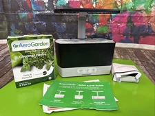 AeroGarden Harvest Home Garden System - Black + Gourmet Herbs Seed Pod Kit
