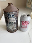 Hanley’s Ale One Quart Cone Top Beer Can Vintage Tin Providence, RI Antique Sign