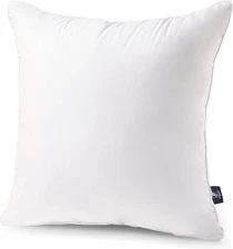 18X18 Pillow Insert - Throw Pillow Insert with 100% Cotton Cover - 18 Inch Squar