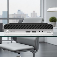 HP ProDesk Mini 6-Core i5 32GB 1TB NVMe SSD Wi-Fi HDMI 400 G4 Windows 11 Pro