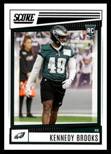 2022 Panini Score Kennedy Brooks #344 Philadelphia Eagles NFL Football