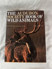 Vtg The Audubon Society Book of Wild Animals HC DJ 1977 Coffee Table Book Photos