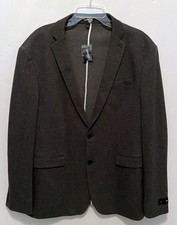 NEW Express Blazer Jacket Gray Herringbone Photographer Sport Coat Sz Large Slim