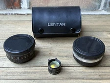 LENTAR Series VII Tele & Wide Lens Set Leather Case Original Box￼