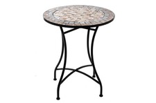 Table en Mosaïque Rome Ø60 H70cm de Jardin Terrasse Balcon Bistrot