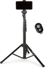 64-inch Extendable Tripod for iPhones and Smartphones, Selfie Stick Mode and Pho