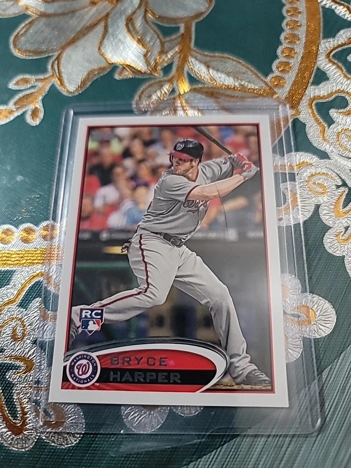 2012 Topps #661 синий шлем Брайс Харпер RC Washington Nationals - Изображение 3 из 4