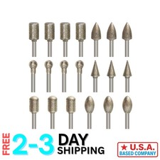 20-Piece Diamond Drill Grinding Bit Set - Universal Shank for Glass  Stone