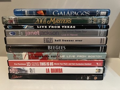 DVD Movies Music Sports Documentary Tested- YOUR CHOICE
