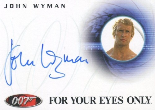 JAMES BOND AUTOGRAPH CARDS CHOOSE RITTENHOUSE ARCHIVES - Picture 17 of 32