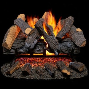 Duluth Forge Vented Natural Gas Fireplace Log Set For Sale Online