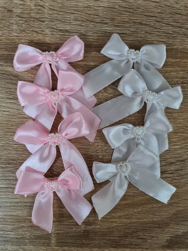 10× satin bows with heart_selfadhesive - Bild 4 von 25