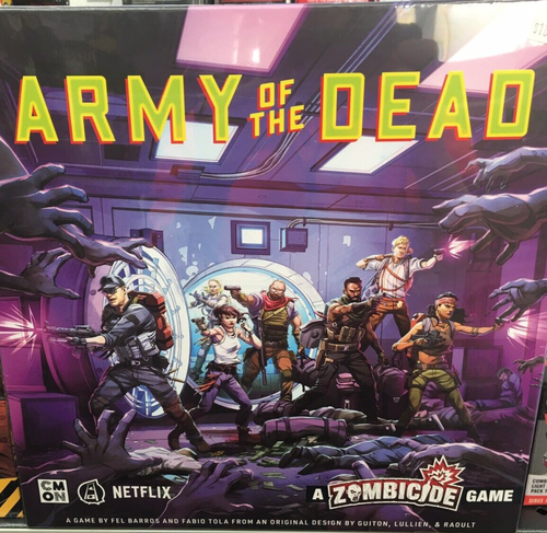 JUEGO DE MESA ARMY OF THE DEAD BASADO EN PELÍCULA NETFLIX 62x MINIATURAS NUEVO RARO AUS - Imagen 4 de 4
