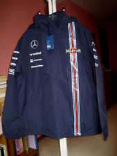 Mercedes-benz Williams Martini Racing Women's Team Waterproof Jacket Size Xl