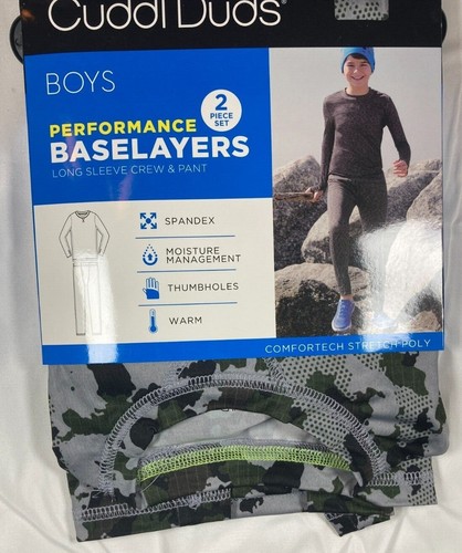 NWT Boys Cuddl Duds Base Layers 2-Piece Top/Pants Assorted Sizes & Colors - Picture 63 of 77