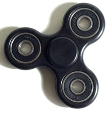 Tri Fidget Spinner Black Kids Toy