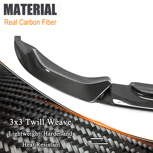 Alerón delantero de carbono labio delantero espada alerón para BMW F80 M3 F82 F83 M4 2014-19 - Imagen 8 de 16