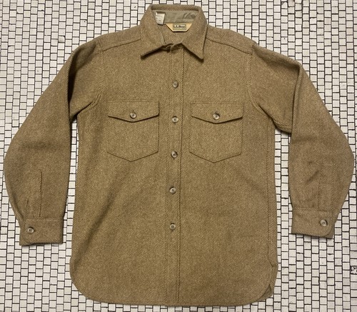 Vintage L.L. Bean Wool Jacket Shirt 